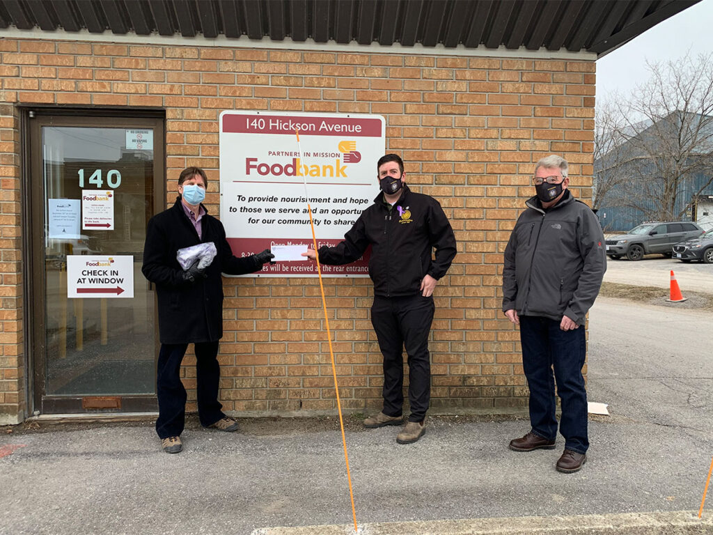 Kingston Donation: Partners in Mission Food Bank