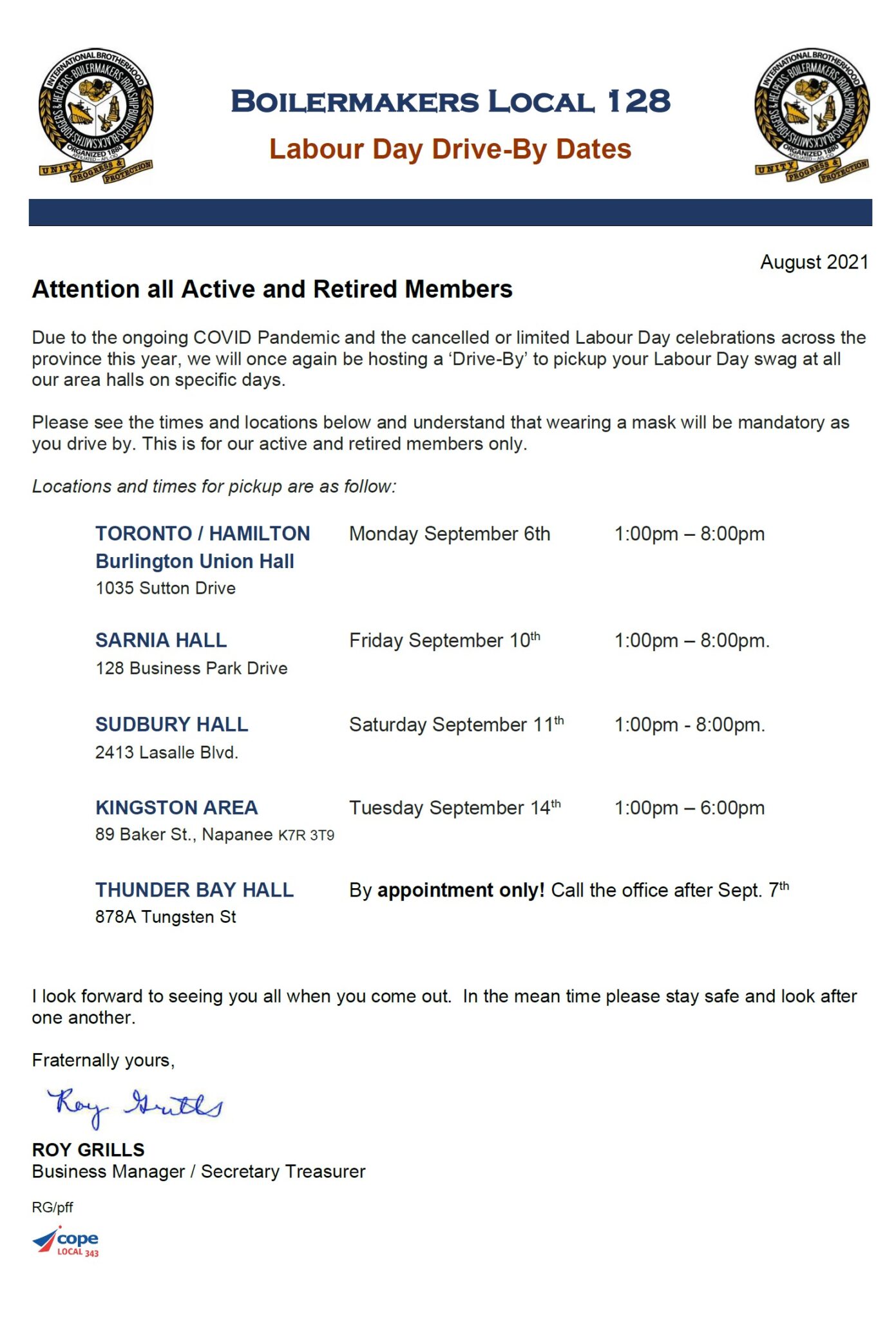 Local 128 News Boilermakers Local 128